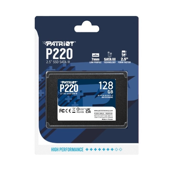 SSD Patriot P220 128GB SATA3 2,5"