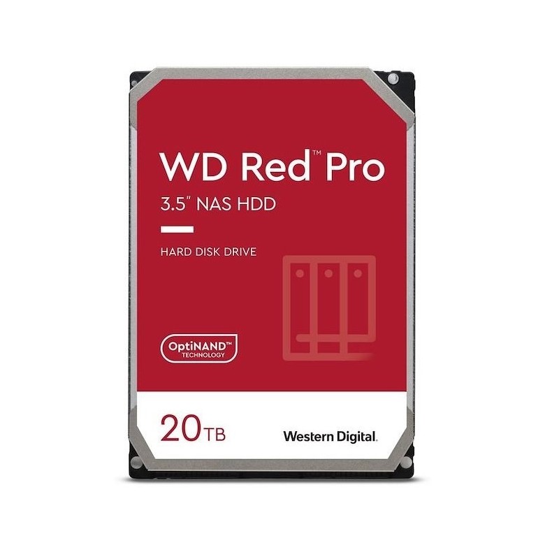 Dysk HDD WD Red Pro WD201KFGX (20 TB 3.5" 512 MB 7200 obr/min)