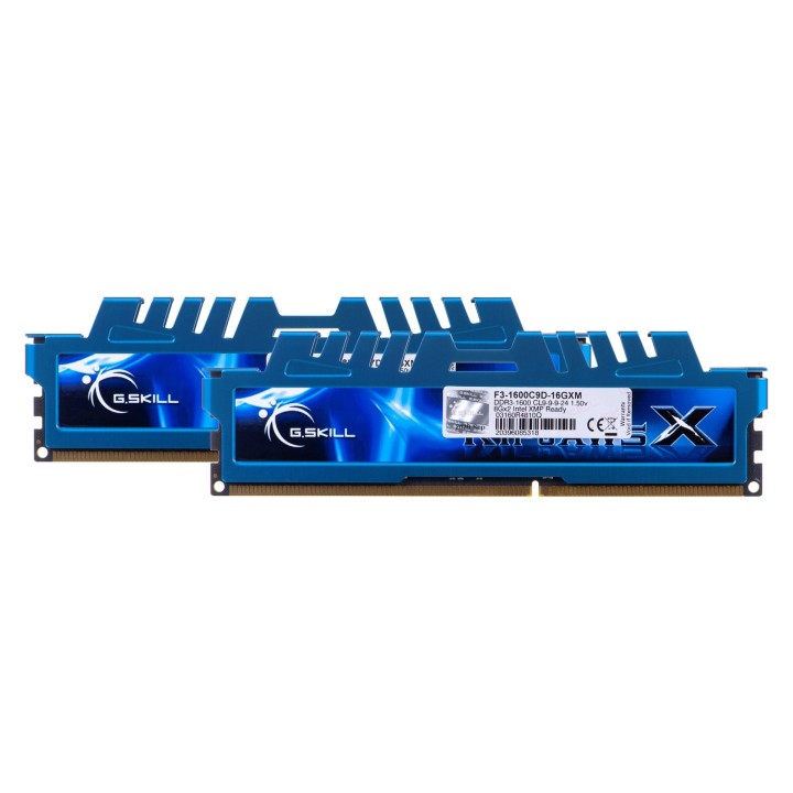 Zestaw pamięci G.SKILL RipjawsX F3-1600C9D-16GXM (DDR3 DIMM 2 x 8 GB 1600 MHz CL9)