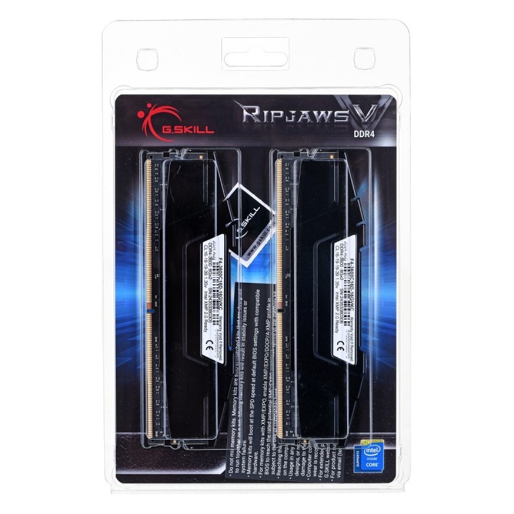Zestaw pamięci G.SKILL RipjawsV F4-3600C16D-16GVKC (DDR4 DIMM 2 x 8 GB 3600 MHz CL16)