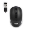 Zestaw torba + mysz PORT DESIGNS Premium Pack 501873 (Top Load wireless 1000 DPI USB-C/USB-A kolor czarny)