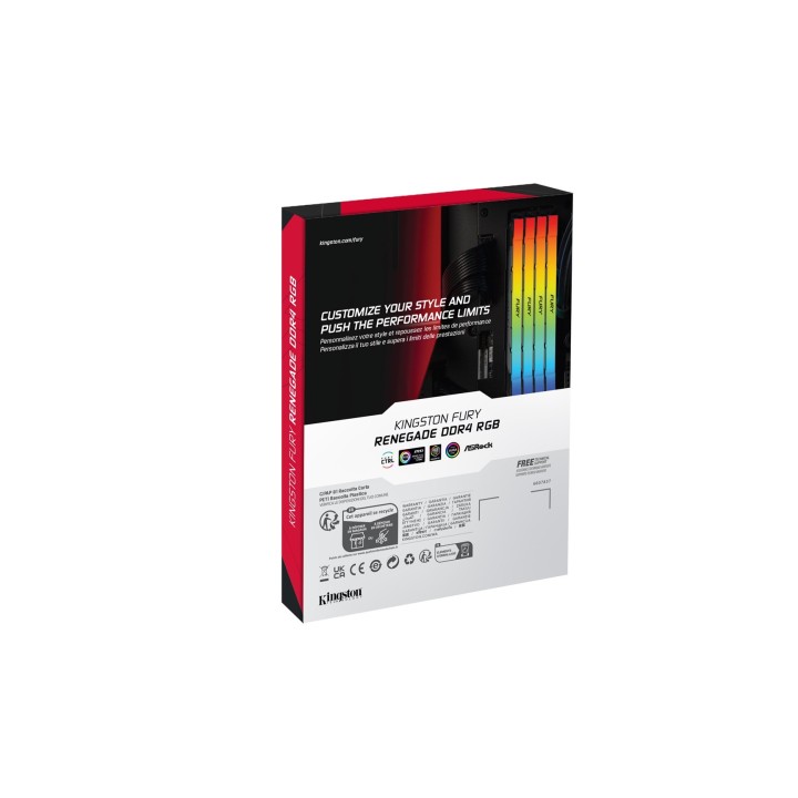 KINGSTON DDR4 16GB 3200MT/s CL16 DIMM FURY Renegade RGB