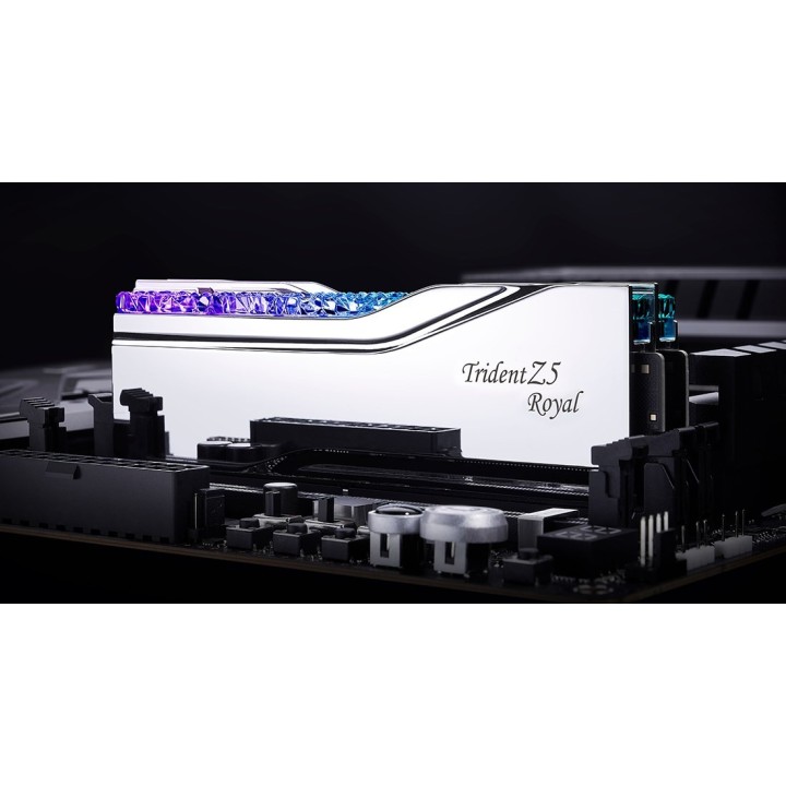 G.SKILL TRIDENT Z5 ROYAL RGB DDR5 2X16GB 6000MHZ CL28 SILVER F5-6000J2836G16GX2-TR5S