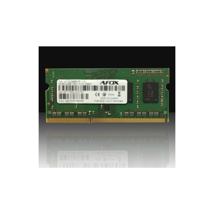 AFOX SO-DIMM DDR3 8G 1600MHZ LV 1,35V AFSD38BK1L