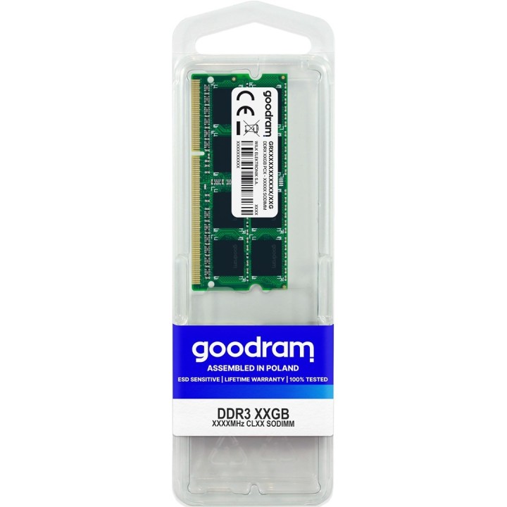 Pamięć GoodRam GR1600S3V64L11S/4G (DDR3 SO-DIMM 1 x 4 GB 1600 MHz CL11)