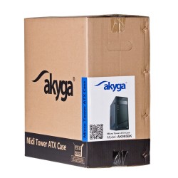 Obudowa Akyga AK995BK (ATX, Micro ATX, Mini ITX kolor czarny)