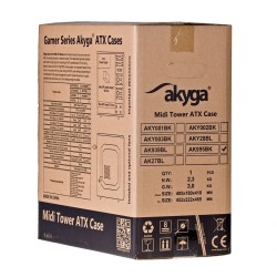 Obudowa Akyga AK995BK (ATX, Micro ATX, Mini ITX kolor czarny)