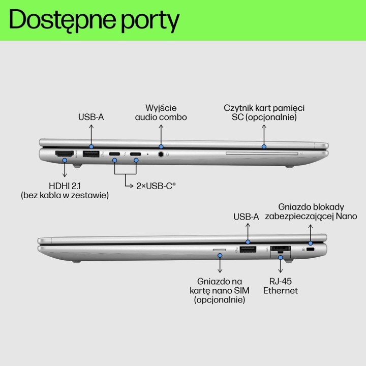 HP EliteBook 640 G11 Ultra 5 125U 14.0"WUXGA IPS 300nits AG 16GB DDR5 5600 SSD512 Intel Arc Cam 5 MPx 56Wh W11Pro Pike Silver
