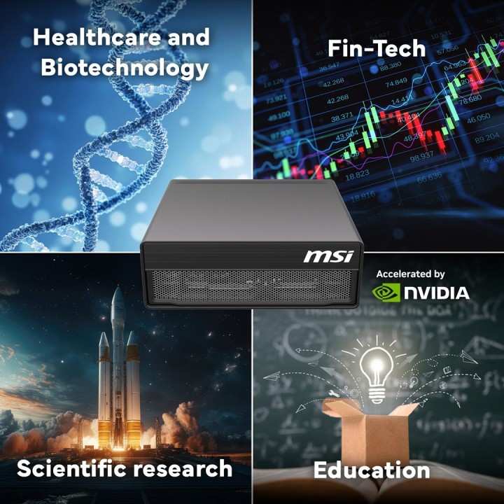 MSI AI EdgeXpert MS-C931 ARM Cortex-X925 10Core + ARM Cortex-A725 10Core 128GB LPDDR5x SSD4TB M.2 NVMe NVIDIA GB10 Grace