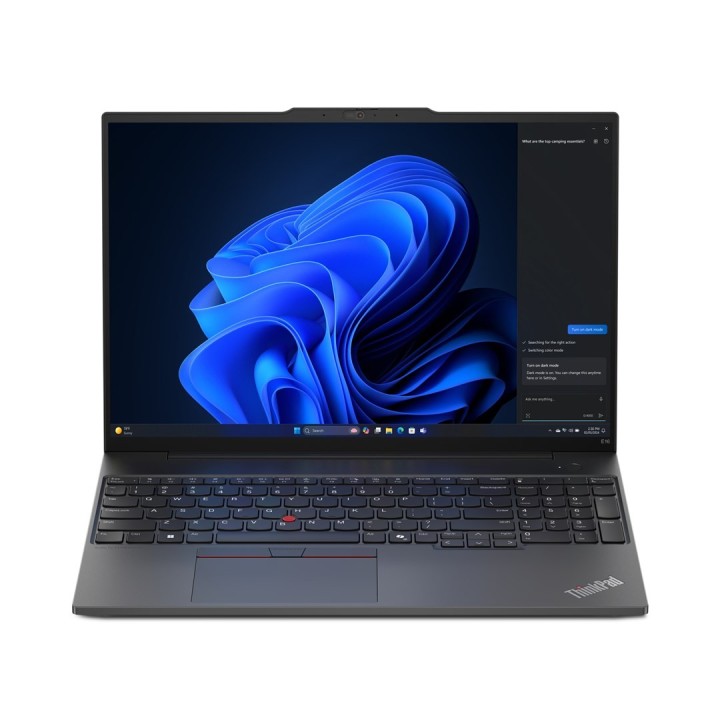 Lenovo ThinkPad E16 Gen 2 Ryzen 5 7535U 16"WUXGA IPS 300nits AG 8GB DDR5 SSD256 660M Backlit Kb FgPr Cam1080p 47Wh W11Pro Black