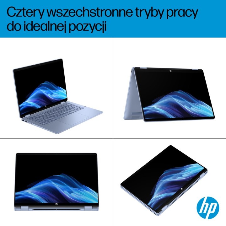 HP OmniBook 5 Flip 14-fp0004nw Core 5 120U 14"2K Touch IPS 300nits 16GB LPDDR5 5200 SSD512 Intel Graphics Cam 1080p 68Wh Win11