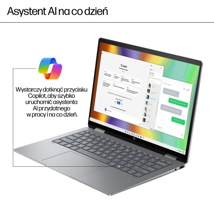 HP Envy x360 14-fa0016nw Ryzen 7 8840HS 14"WUXGA Touch 300nits 16GB LPDDR5-6400 SSD512 Radeon 780M Cam 5 Mpx IR 59Wh Win11