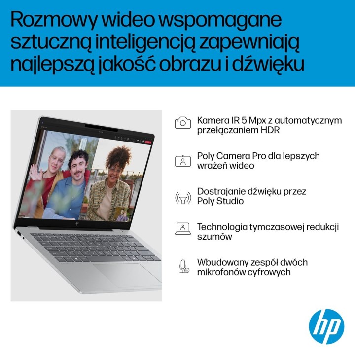 HP OmniBook 7 AI 14-fr0221nw Ultra 5 225U 14"2K 300nits AG 16GB LPDDR5-5200 SSD512 Intel Graphics Cam 5 Mpx IR 68Wh Win11