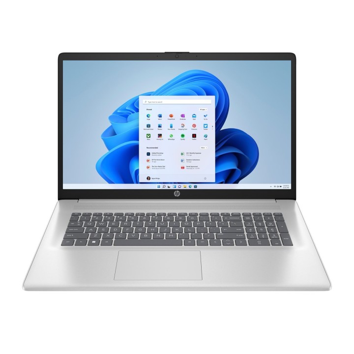 HP 17-cn4007nw Core 7 150U 17,3"FHD IPS 300nits AG 16GB DDR4 3200 SSD512 Intel Graphics Cam 1080p 41Wh Win11 Natural Silver 2Y