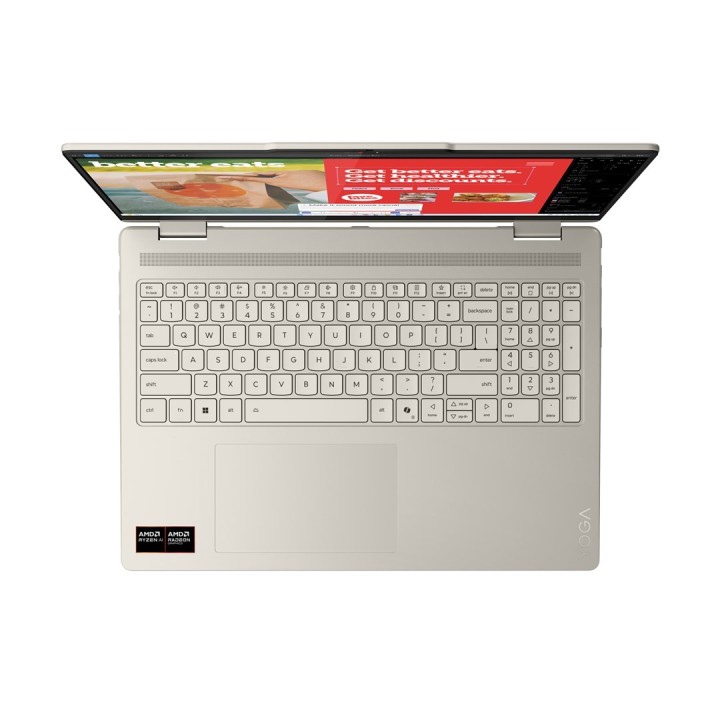 Lenovo Yoga 7 16AKP10 Ryzen AI 7 350 16" 2.8K OLED 500nits Glossy 120Hz 16GB LPDDR5x SSD512 Radeon 860M Graphics 70Wh Win11