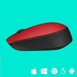 Mysz Logitech M171 910-004641 (optyczna 1000 DPI kolor czerwony)