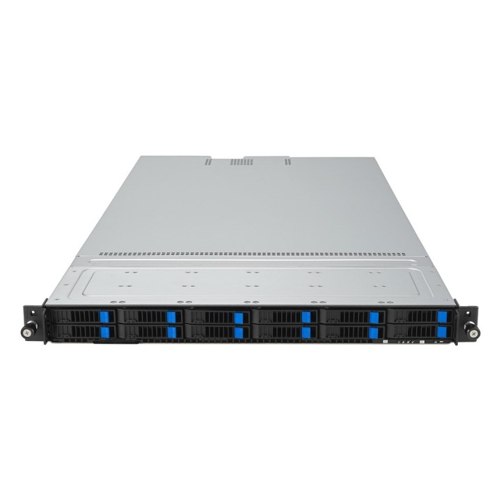 Platforma Asus Rack (1U) RS501A-E12-RS12U AMD Epyc 9005/9004 (12x NVMe/SATA HS, 2xM.2, 2x1Gbe, IPMI, 1+1 1600W)
