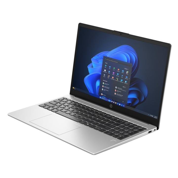 HP 250R G10 Core 5 120U 15.6"FHD 250nits AG 16GB DDR5 5200 SSD512 Iris Xe Cam1080p 41Wh W11Pro Turbo Silver 3Y OnSite