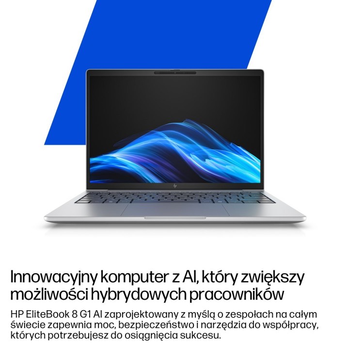 HP EliteBook 8 G1i Ultra 7 255U 14"WUXGA 400nits AG LBL 32GB DDR5 5600 SSD512 Intel Arc Cam 5MP+IR+ISP 62Wh W11Pro Glacier