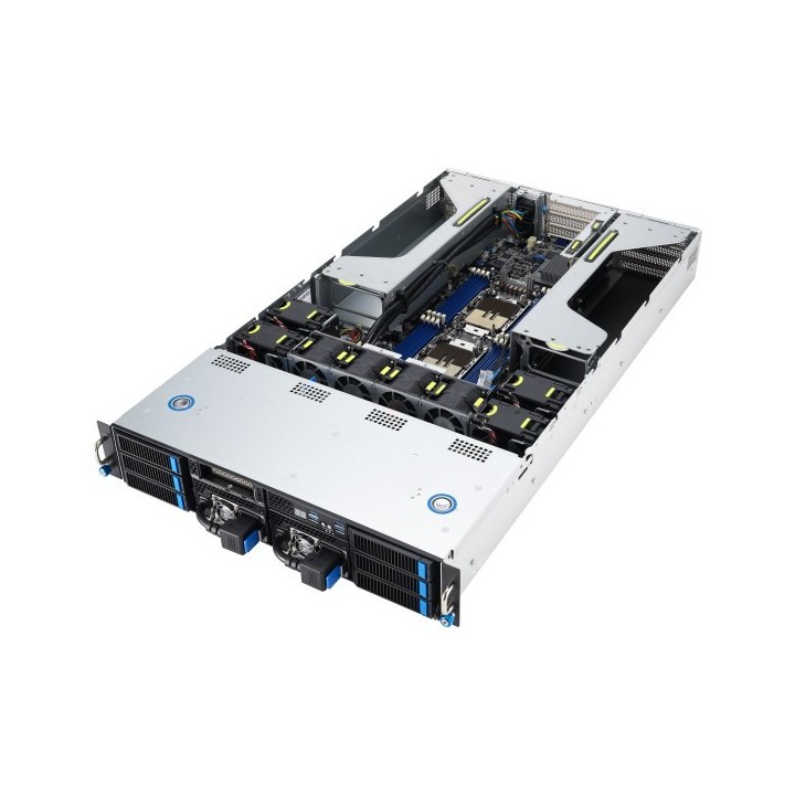 ASUS Rack 2U ESC4000A-E11-SKU1/2200W(1+1) AMD EPYC 1x LGA 4094 (SP3) 280W 8xDDR4 3200 8x3.5"/2.5" SATA/SAS*+2NVME 2 Intel i350