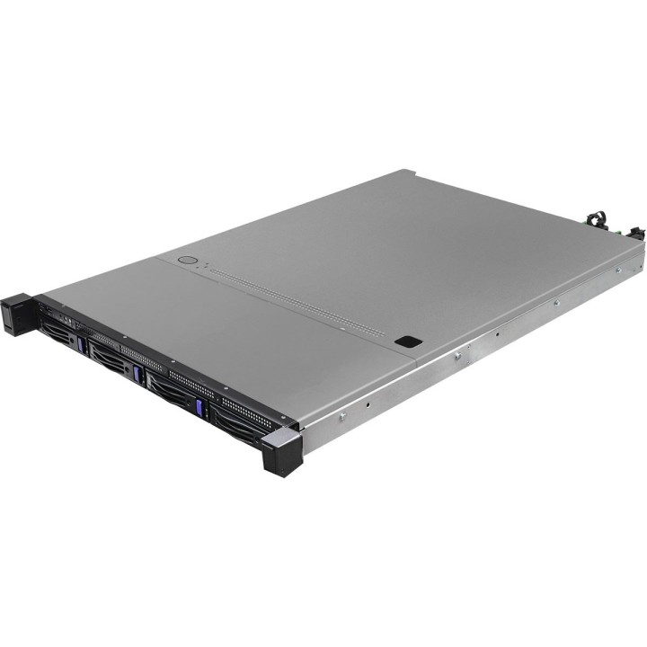 Platforma ASRock Rack (1U) AMD Epyc 9004 (4xLFF, 4XSFF, 2x10GbE, Red. PSU, IPMI)