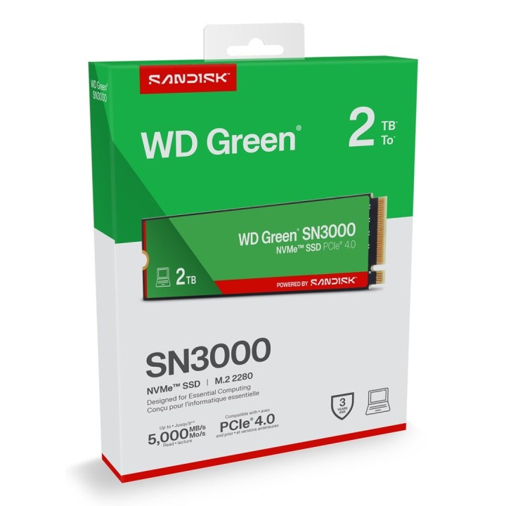SSD WD Green SN3000 2TB NVMe WDS200T4G0E