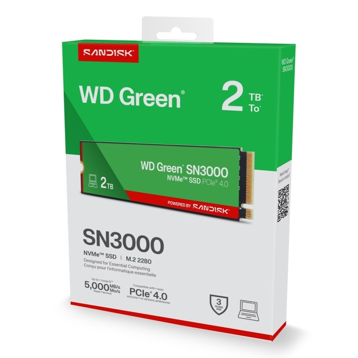 SSD WD Green SN3000 2TB NVMe WDS200T4G0E