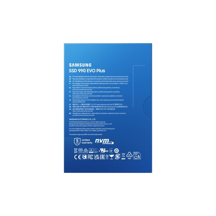 Dysk SSD Samsung 990 EVO Plus 2TB M.2  PCI-E x4  NVMe 5.0x2