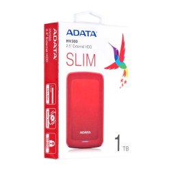 Dysk zewnętrzny HDD ADATA HV300 (1TB 2.5" USB 3.2 czerwony)