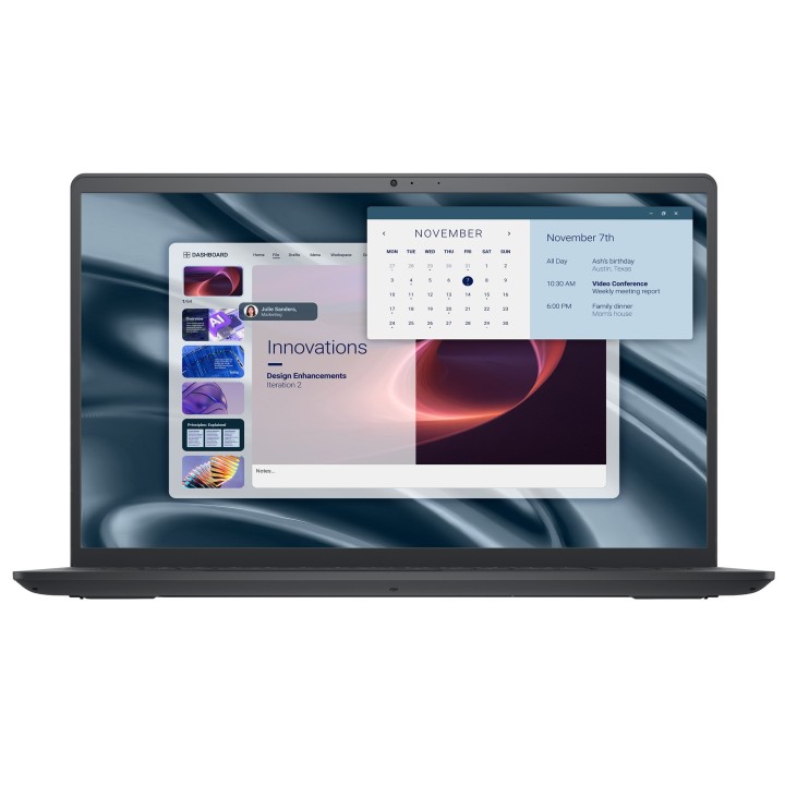 Dell Pro 15 Essential PV15255 Ryzen 5 7520U 15.6"FHD 250nits 8GB LPDDR5 SSD512 Radeon 610M Cam720p FgrPr WLAN+BT BcklKb 41Wh