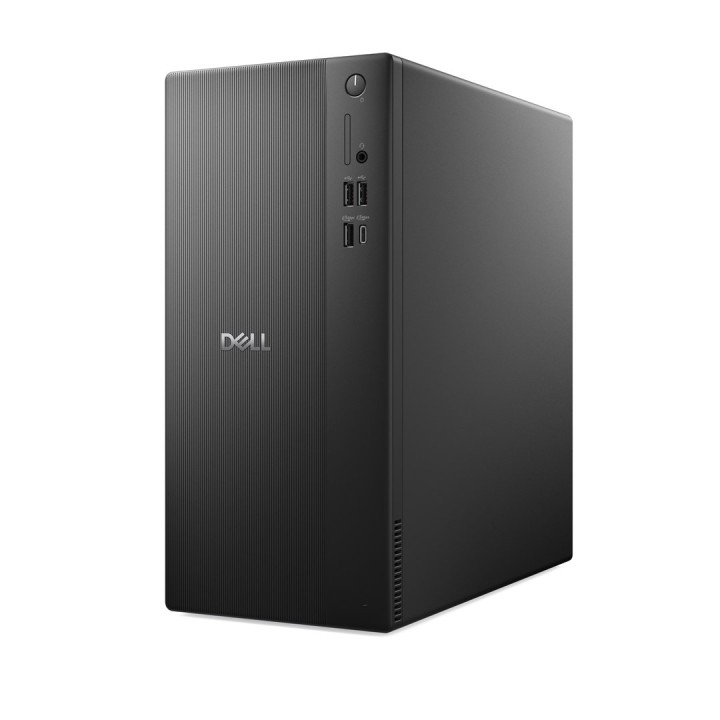 Dell Tower ECT1250 i5-14400 8GB DDR5 4800 SSD512 Intel UHD 730 Graphics WLAN + BT Wireless Kb & Mouse W11Pro Black 3Y OnSite