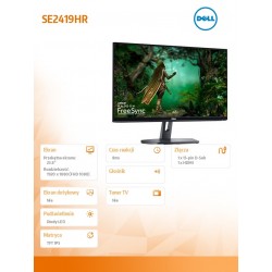 Dell Monitor SE2419HR 24 LED 1920x1080/HDMI/VGA