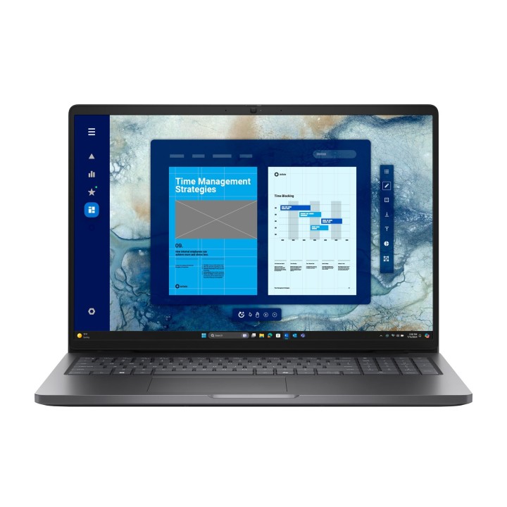Dell Pro 16 PC16250 Core 3 100U 16.0"FHD+ IPS 60Hz 8GB DDR5 SSD512 Intel UHD Graphics FgrPr Cam & Mic WLAN + BT BcklKb W11Pro 3Y