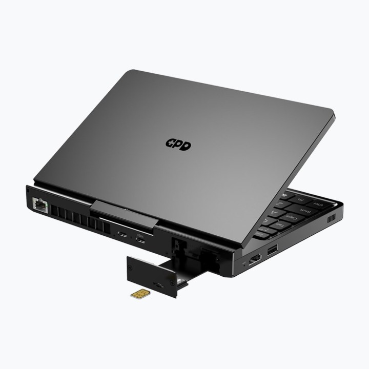Laptop GPD-Pocket-4 Ryzen 7 8840U/8" WQXGA (2560x1600) Touchscreen 144Hz IPS/x360/LAN/16GB/SSD 1TB/BT/BLKB/FPR/x360/Radeon 780M