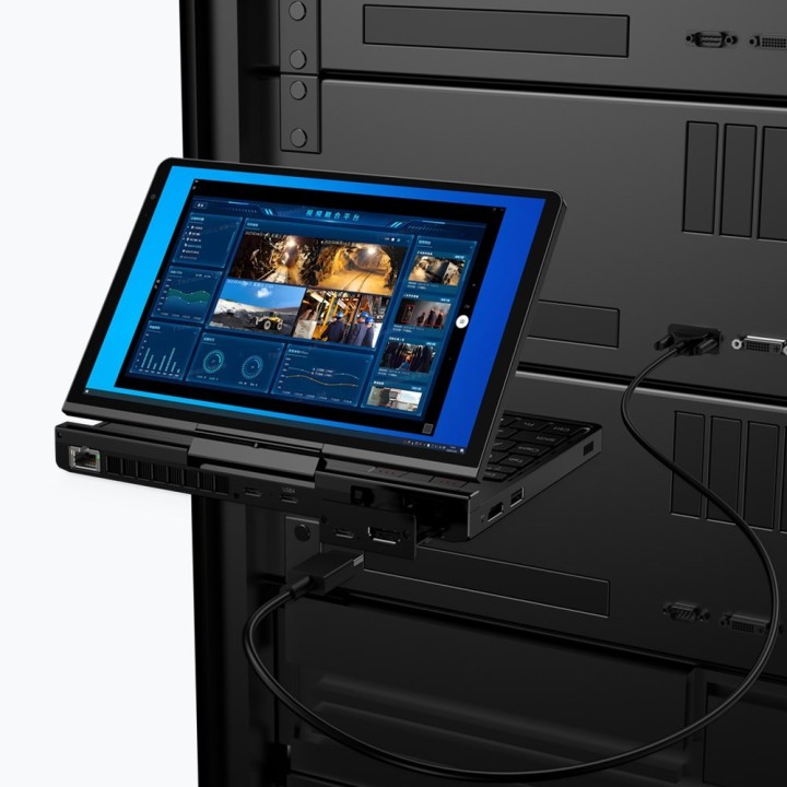 Laptop GPD-Pocket-4 Ryzen 7 8840U/8" WQXGA (2560x1600) Touchscreen 144Hz IPS/x360/LAN/16GB/SSD 1TB/BT/BLKB/FPR/x360/Radeon 780M