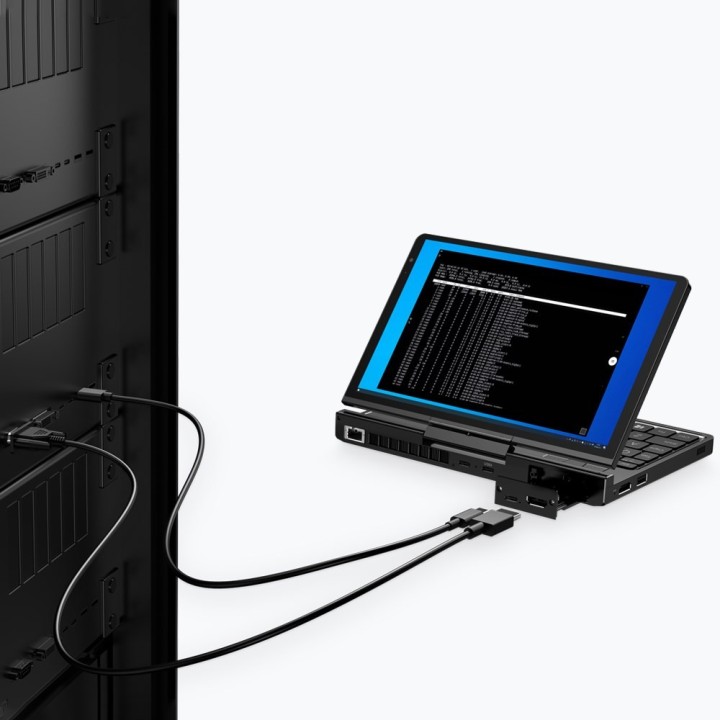 Laptop GPD-Pocket-4 Ryzen 7 8840U/8" WQXGA (2560x1600) Touchscreen 144Hz IPS/x360/LAN/16GB/SSD 1TB/BT/BLKB/FPR/x360/Radeon 780M