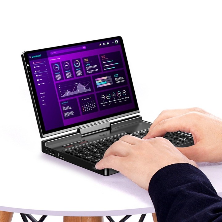 Laptop GPD-Pocket-4 Ryzen 7 8840U/8" WQXGA (2560x1600) Touchscreen 144Hz IPS/x360/LAN/16GB/SSD 1TB/BT/BLKB/FPR/x360/Radeon 780M