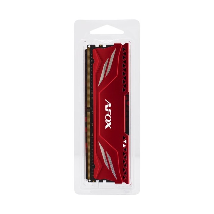 AFOX GAMING DDR4 16GB 3200MHZ CL16 RANK1 XMP2 RED AFLD416PS1CA