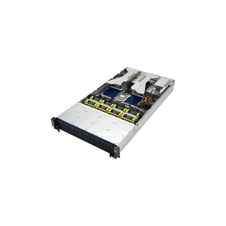 Platforma Asus Rack (2U) RS521A-E12-RS24U AMD Epyc 9005/9004 (16x NVMe/8x SATA HS, 2xM.2, 2x1Gbe, IPMI, 1+1 2000W)
