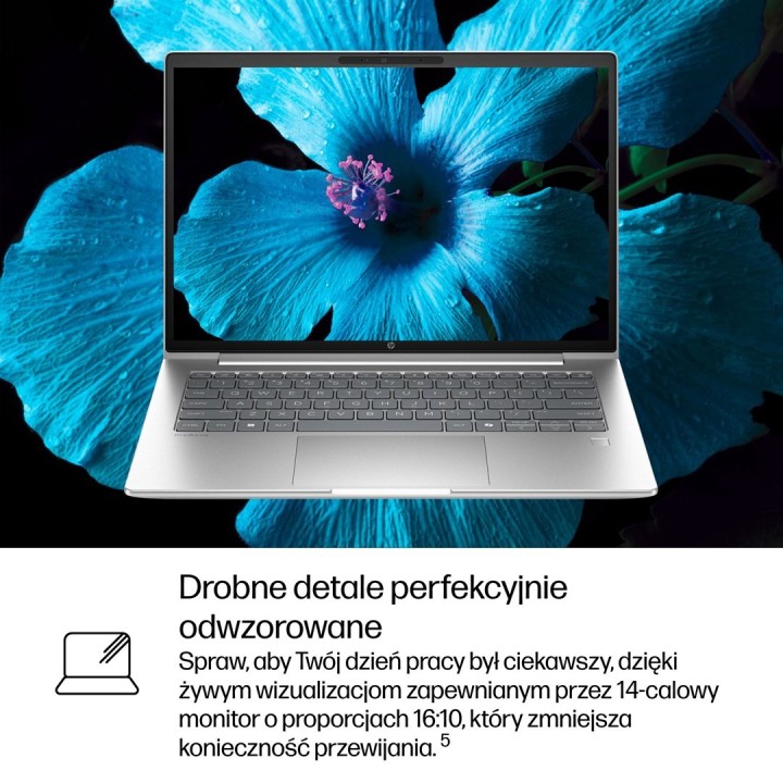 HP ProBook4 G1i Ultra 7 255U 14"WUXGA 300nits 60Hz 16GB DDR5 5600 SSD512 Arc Cam1080p 56Wh W11Pro Pike silver 3Y OnSite