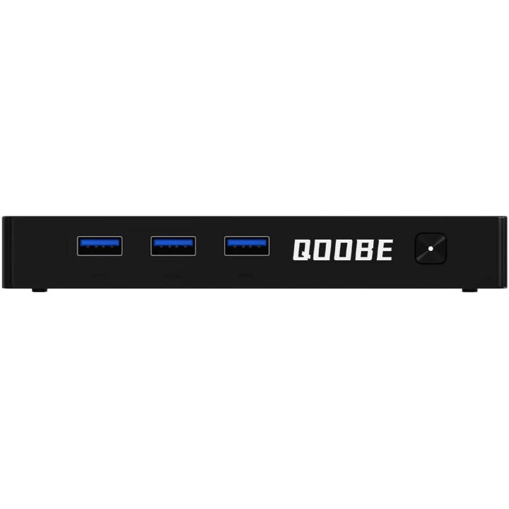 Mini PC Qoobe SUC N150/12GB/SSD 512GB/Win 11 Pro czarny