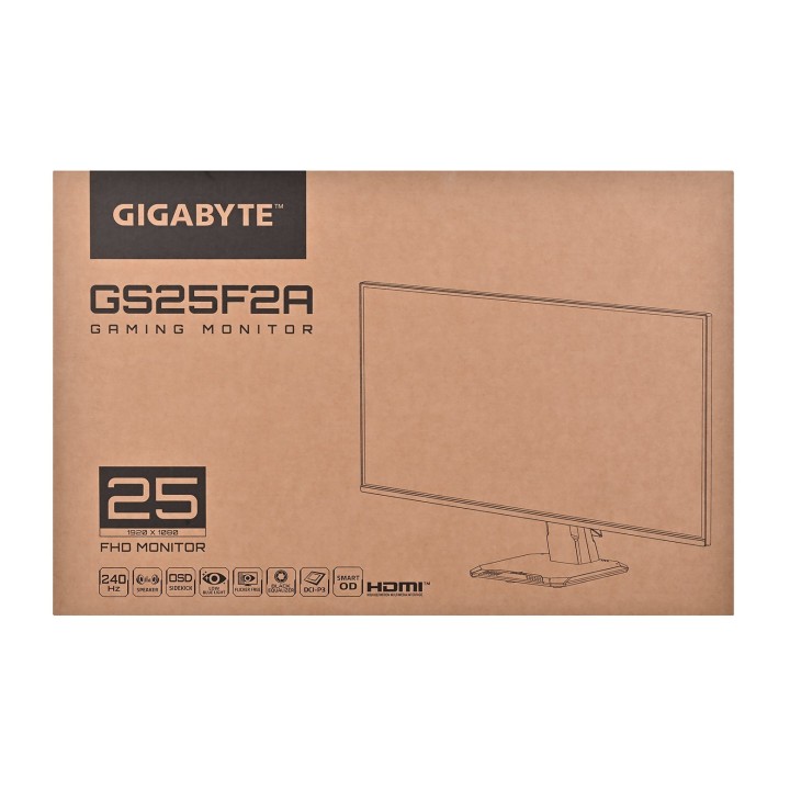 MONITOR GIGABYTE LED 24,5" GS25F2A 240Hz