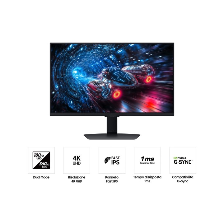 MONITOR SAMSUNG ODYSSEY G7 OLED 27" LS27FG702EUXEN 180/360Hz