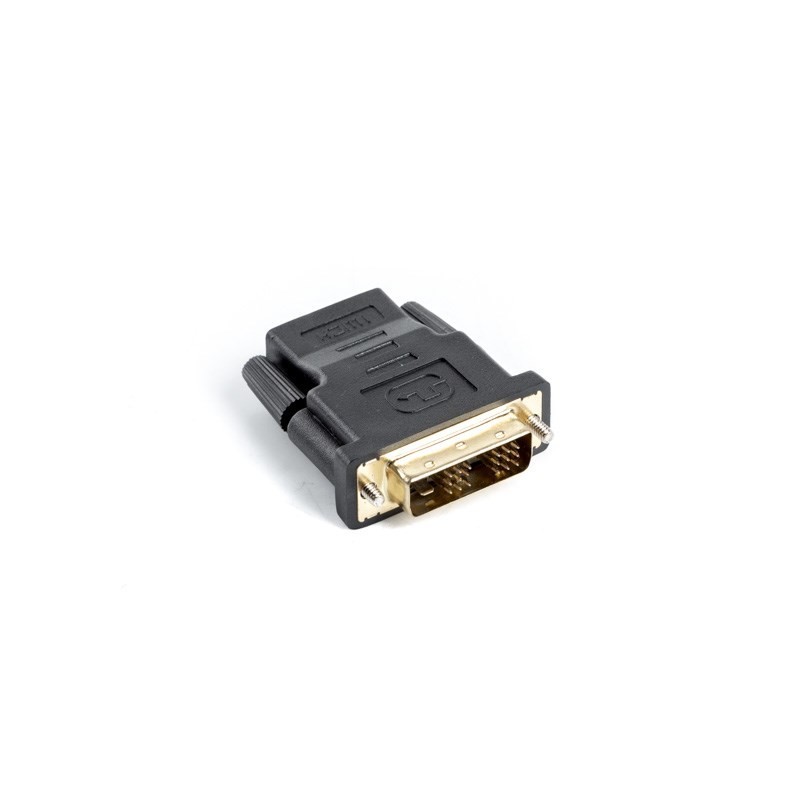 Adapter Lanberg AD-0013-BK (HDMI F - DVI-D M kolor czarny)
