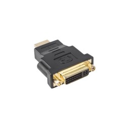 Adapter Lanberg AD-0014-BK (HDMI M - DVI-I F kolor czarny)