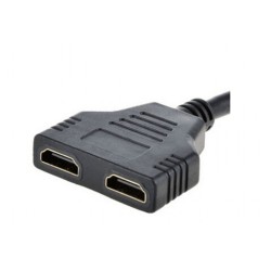 Adapter GEMBIRD DSP-2PH4-04 (HDMI M - 2x HDMI F 0,20m kolor czarny)