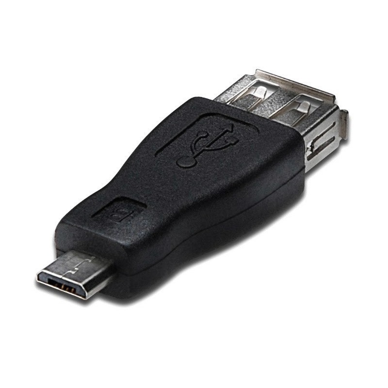 Adapter Akyga AK-AD-08 (USB F - Micro USB M kolor czarny)
