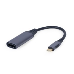 GEMBIRD ADAPTER USB TYP-C DO HDMI NA KABLU SZARY, 15CM