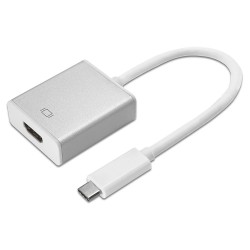 Adapter do kabli Maclean MCTV-841 (Micro USB typu C M - HDMI F kolor biało-szary)