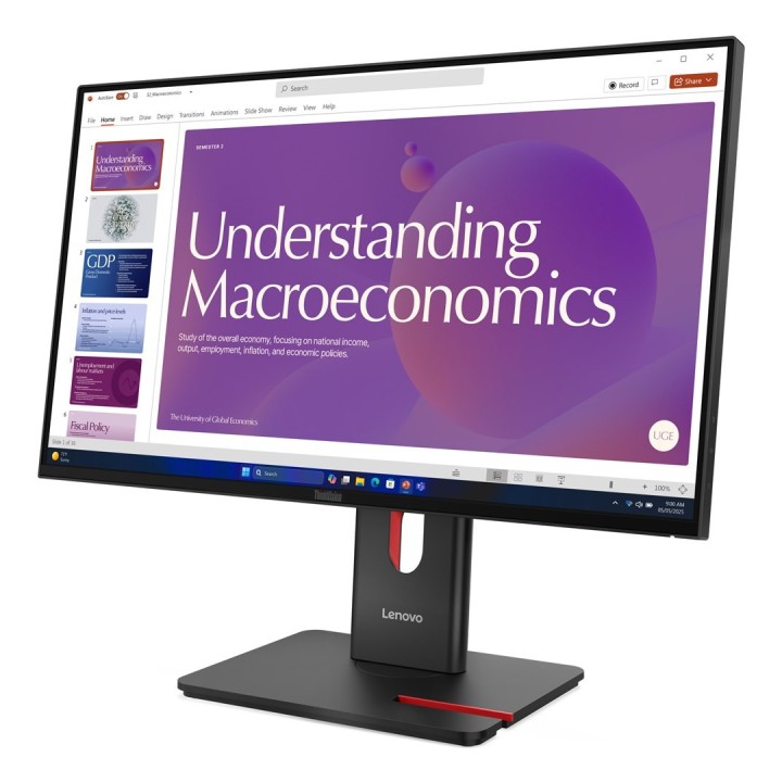 Lenovo ThinkVision T24D-40 23.8"FHD 120Hz 250nits AG HDMI DP USB Eclipse Black